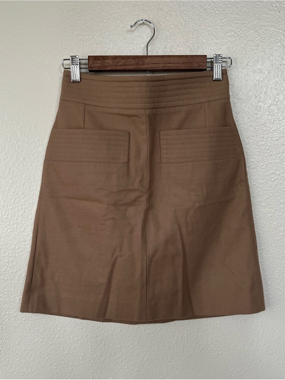 Stella McCartney Wool Cashmere Blend Pocket Skirt